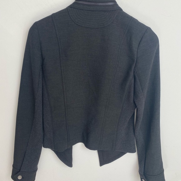 ECCOCI charcoal open front jacket, Size 8, NWOT - Picture 7 of 14